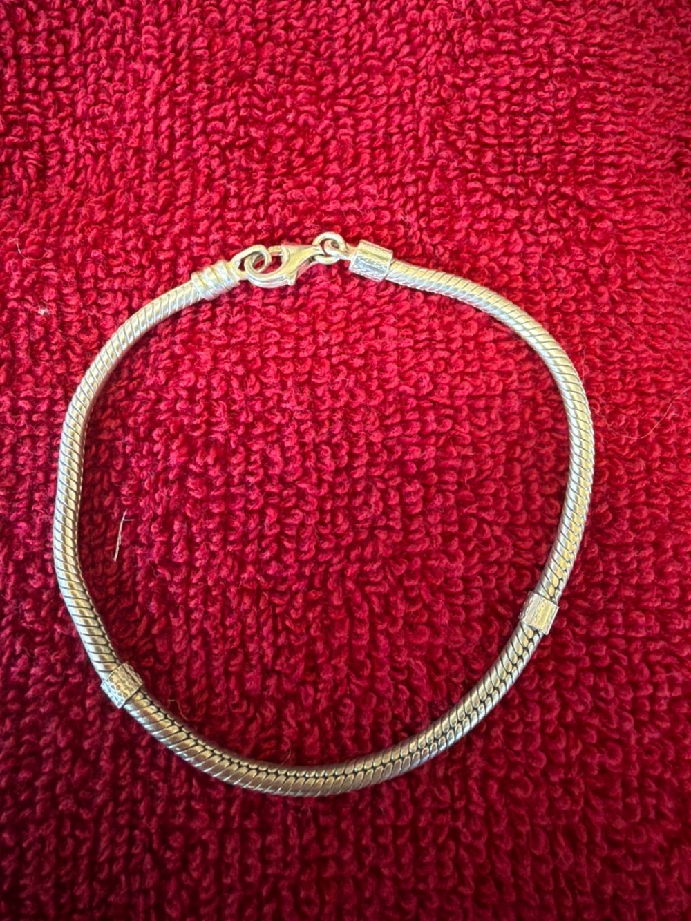 Sterling Silver Pandora Style Bracelet